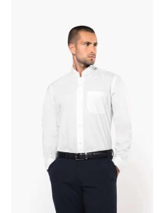 K-KA515-MEN'S LONG-SLEEVED MANDARIN COLLAR SHIRT 2